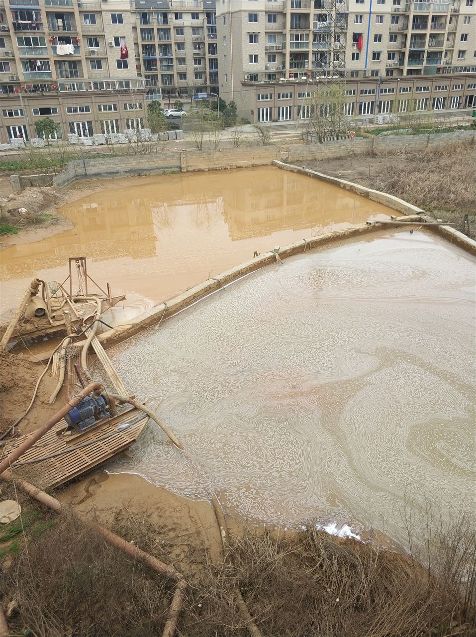 牟平沉淀池淤泥清理-厂区废水池淤泥清淤